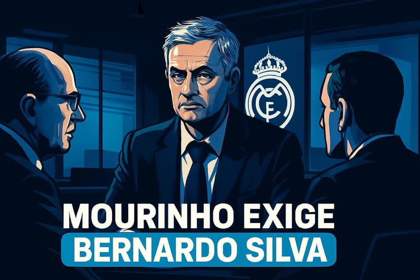 Mourinho exige Bernardo Silva como prioridade máxima no Real Madrid
