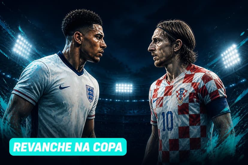 Inglaterra x Croácia: Prováveis Escalações Copa do Mundo 2026