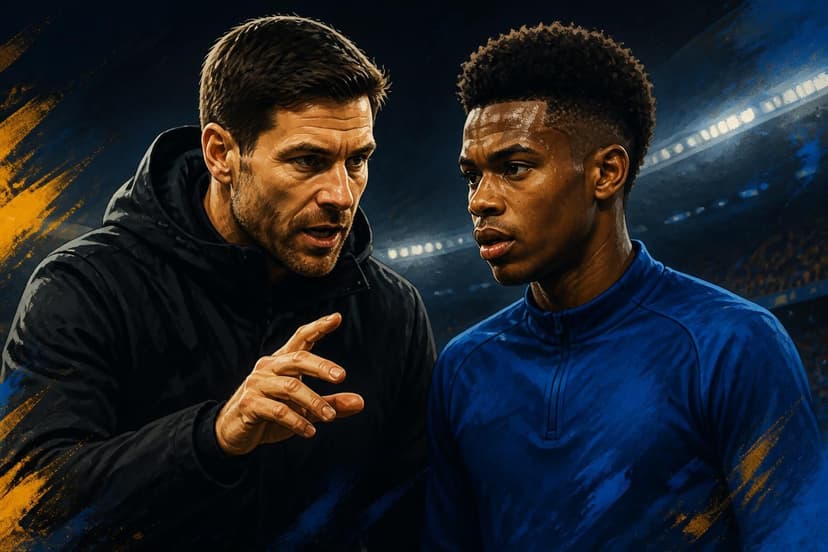 Xabi Alonso garante Estêvão no Chelsea após conversa