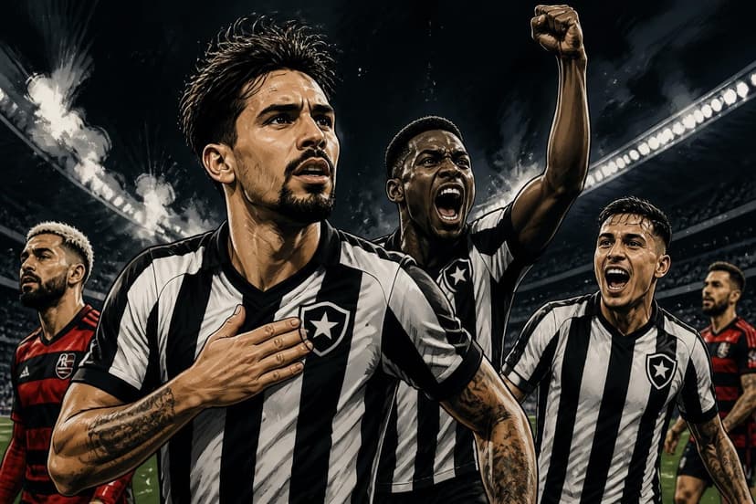 Botafogo enfrenta Flamengo com pressão e jejum histórico