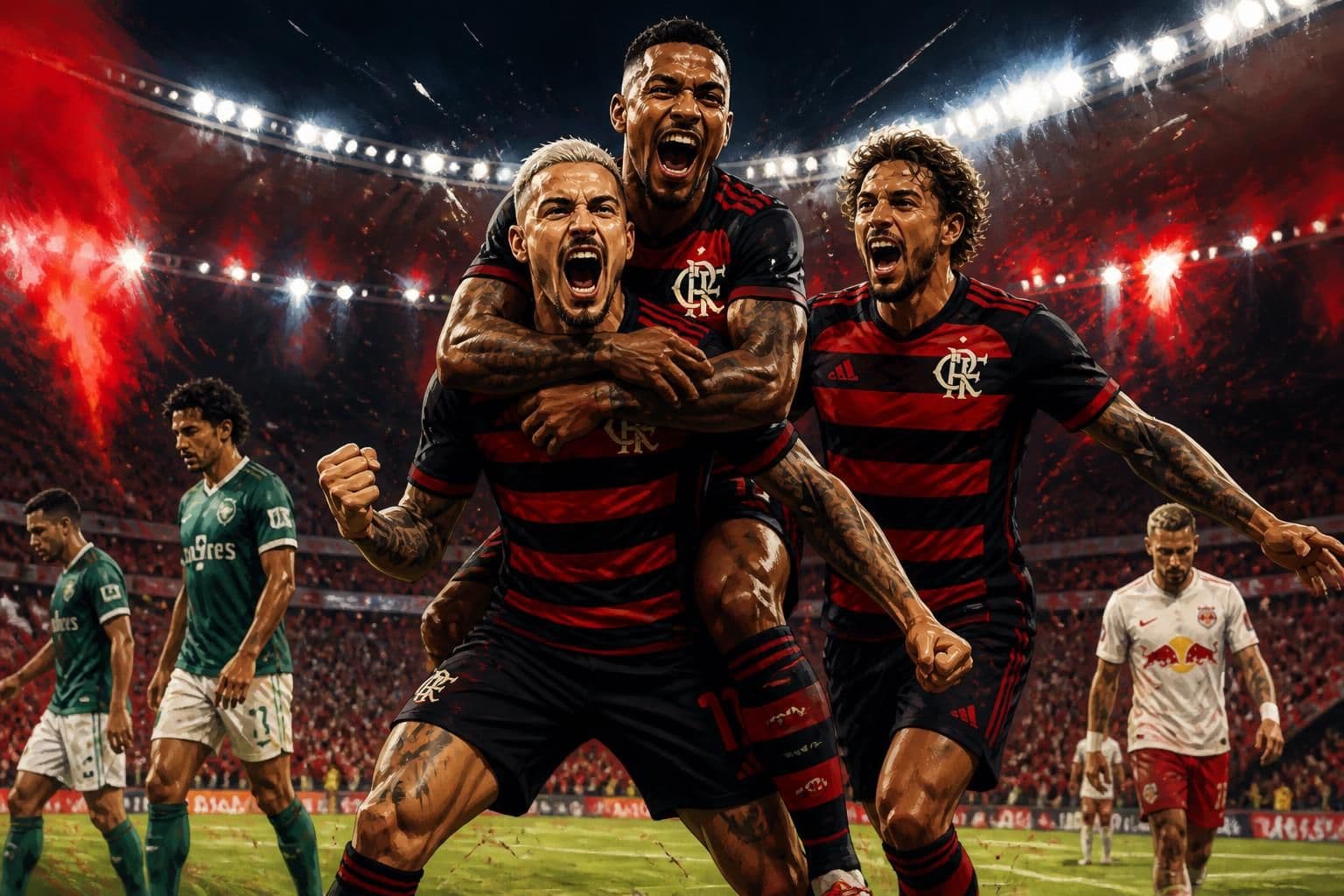 Flamengo domina após Copa e abre vantagem sobre Palmeiras