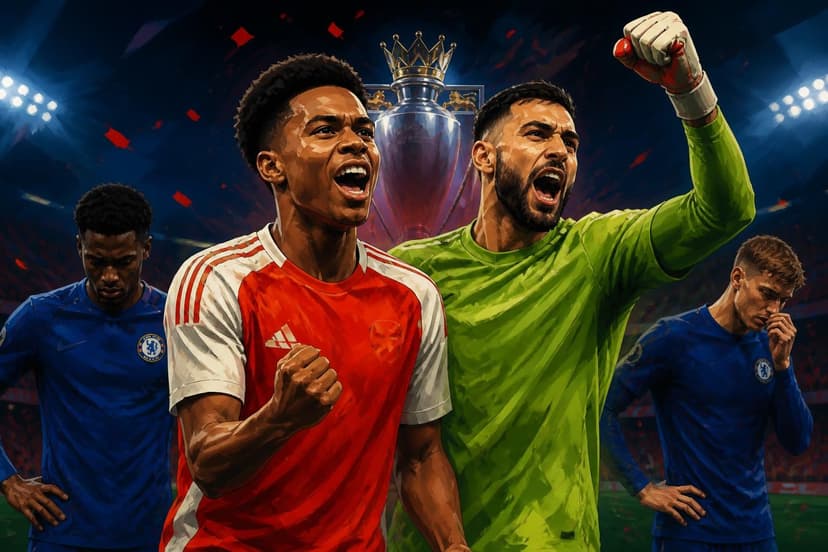 Arsenal vence Chelsea e mantém 100% na Premier League