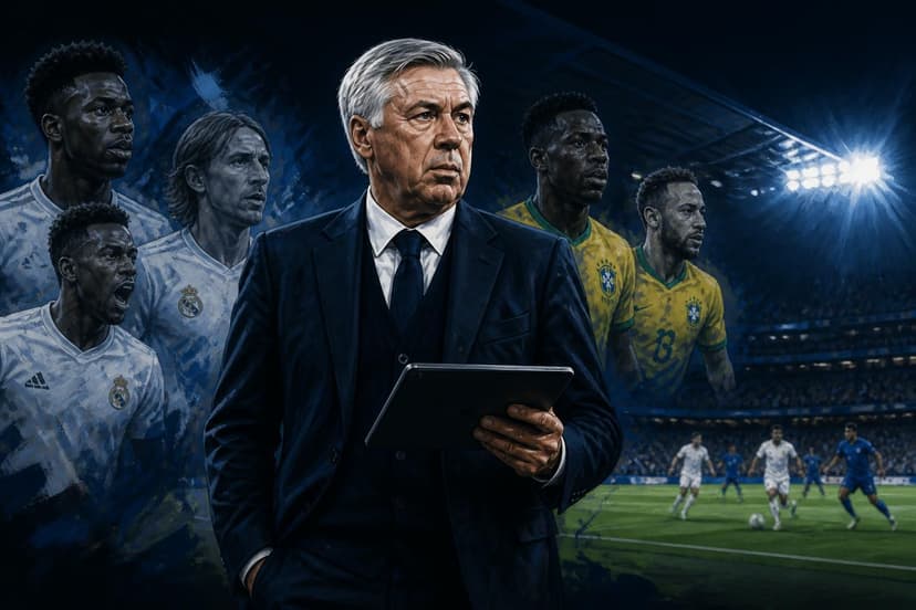 Ancelotti viaja a Londres para ver brasileiros na Premier League