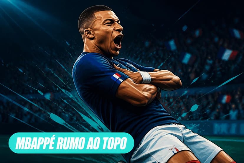 Mbappé rumo ao topo histórico da Copa do Mundo