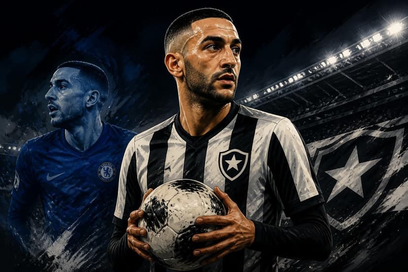 Botafogo anuncia contratação de Ziyech até 2028