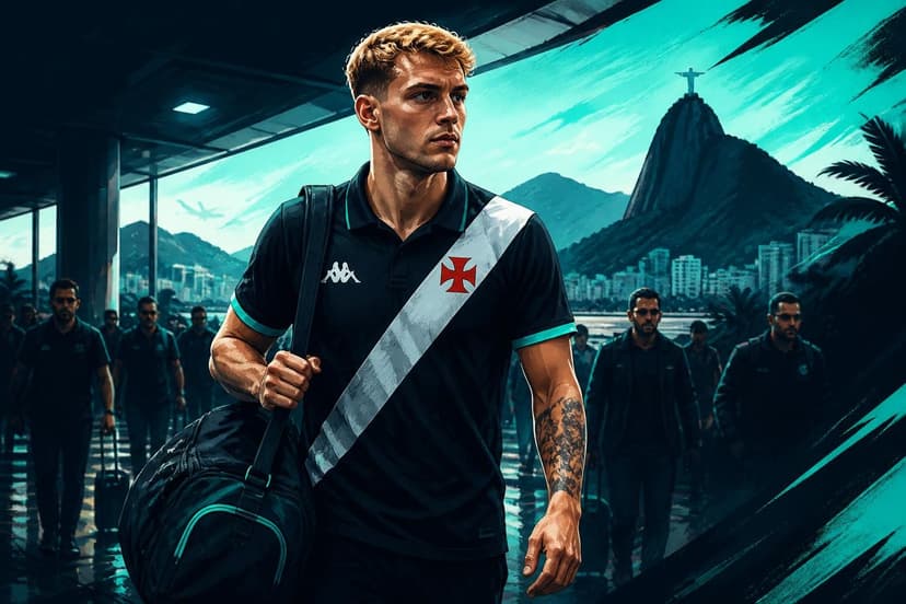 Colidio desembarca no Rio para assinar com o Vasco