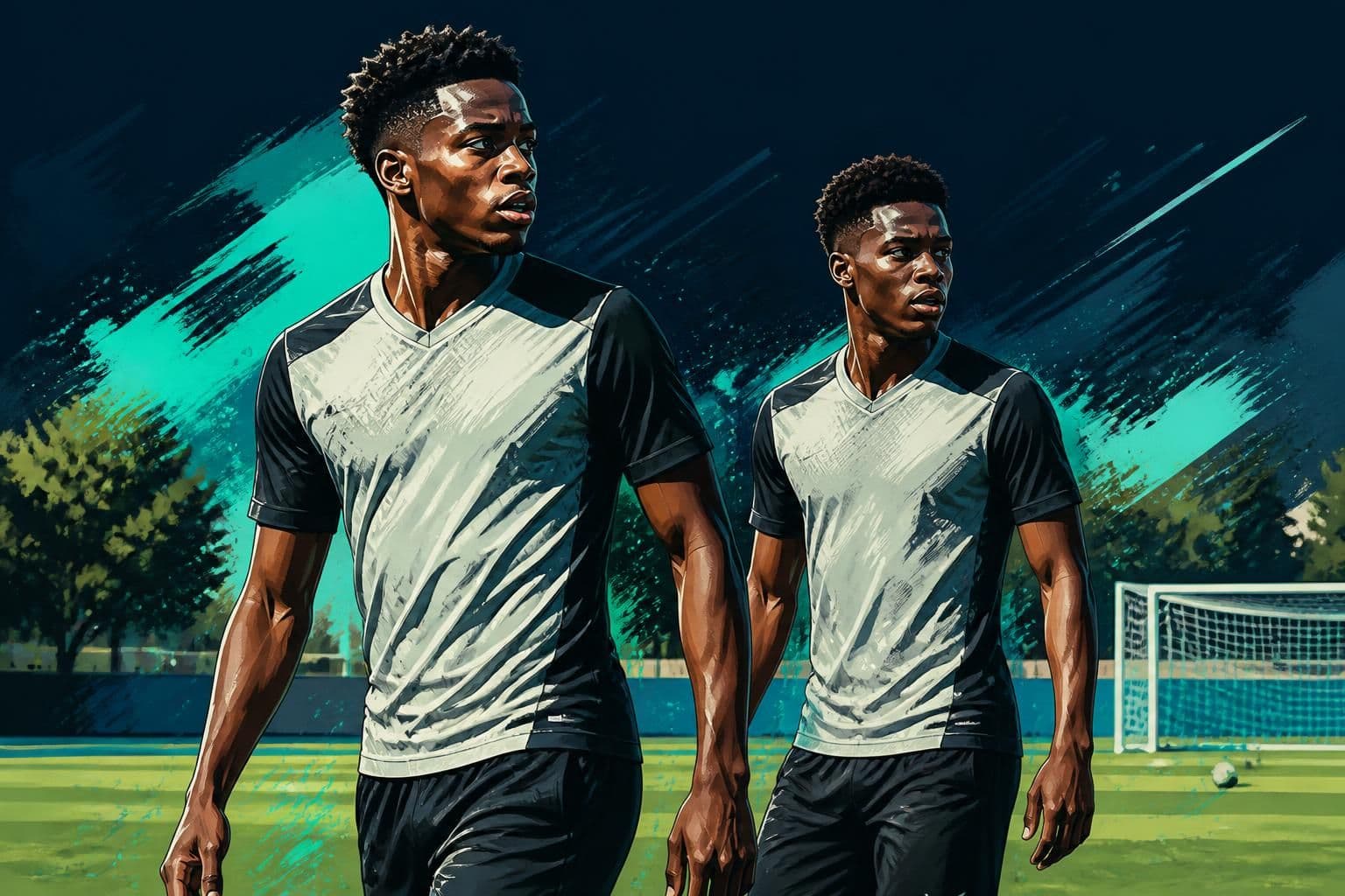 Galo fecha com promessas nigerianas Taiwo Alao e Abass
