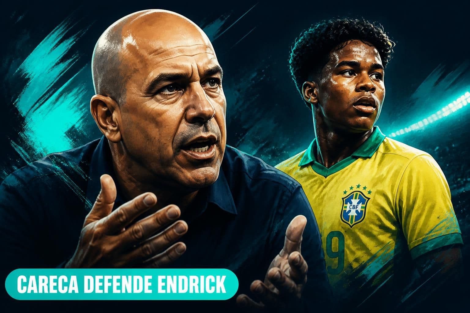 Careca faz apelo a Ancelotti sobre Endrick na Seleção