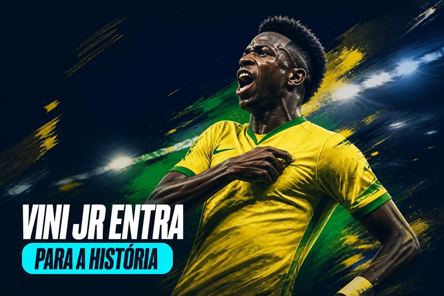 Vini Jr. iguala marca de campeões mundiais na Copa