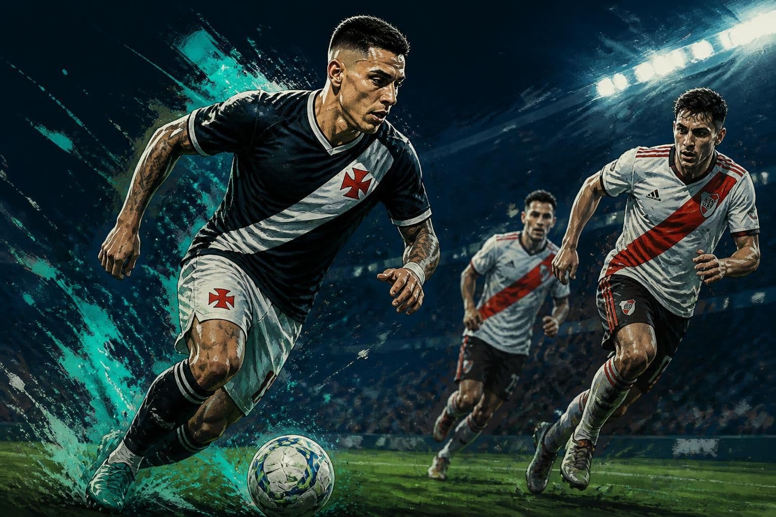 Vasco negocia volante Kevin Castaño do River Plate