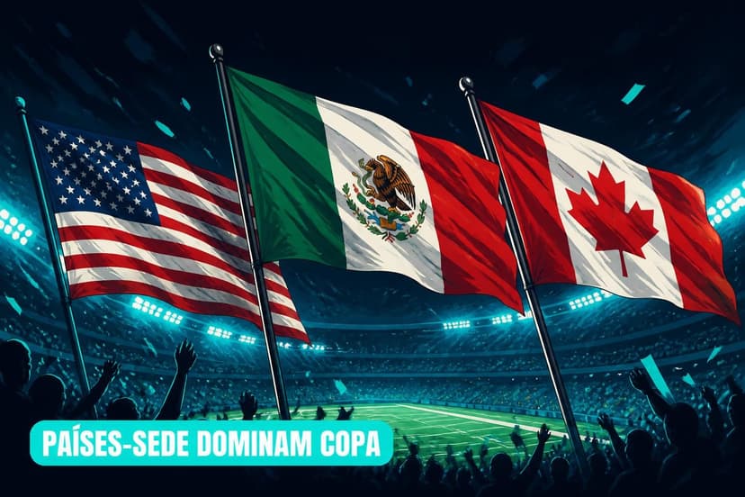 EUA, México e Canadá avançam nas oitavas da Copa do Mundo 2026