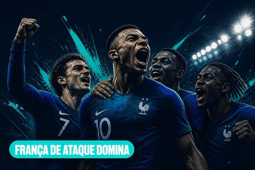 Deschamps reinventa França com ataque estilo Zidane na Copa 2026