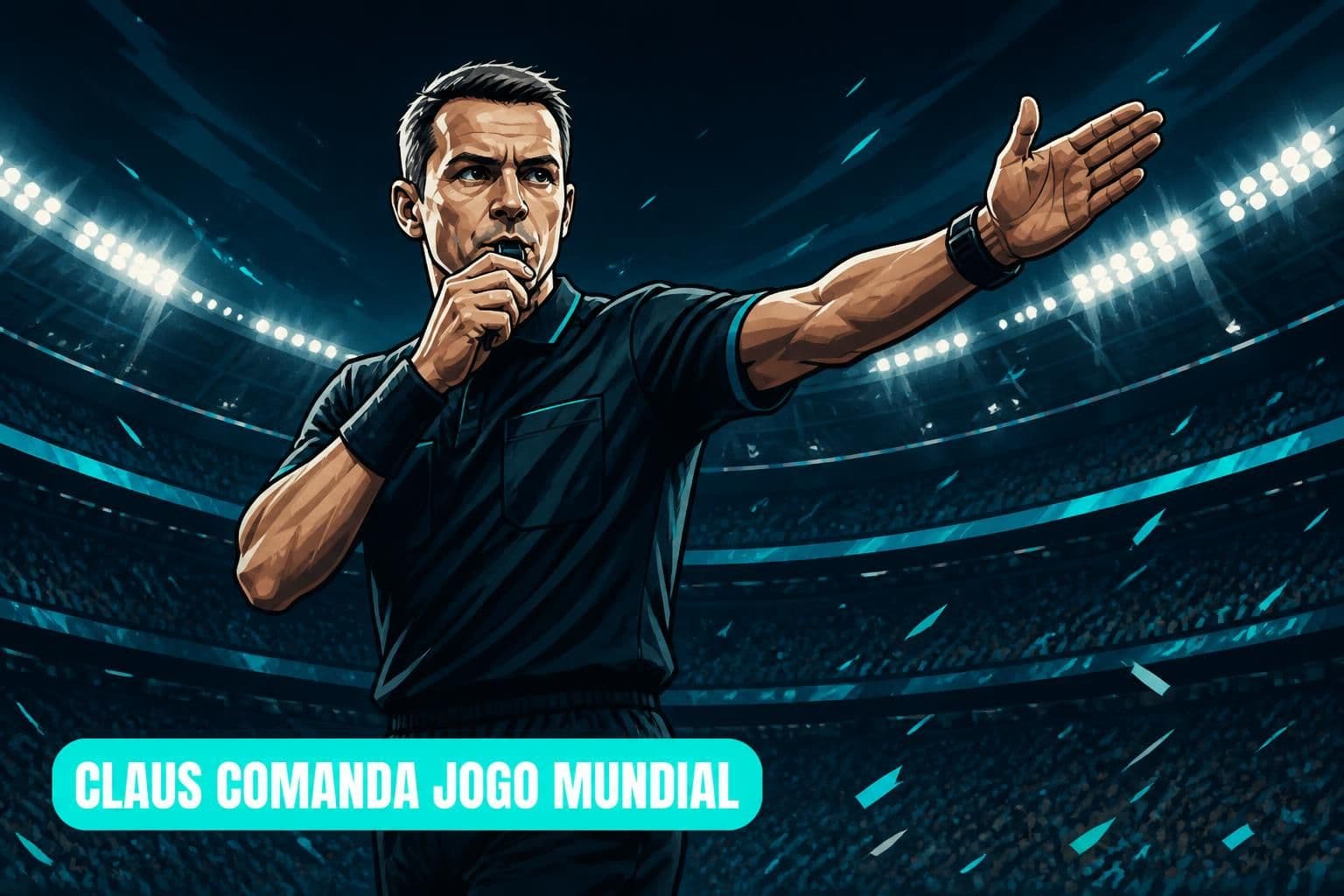 Raphael Claus apita Espanha x Arábia Saudita na Copa 2026