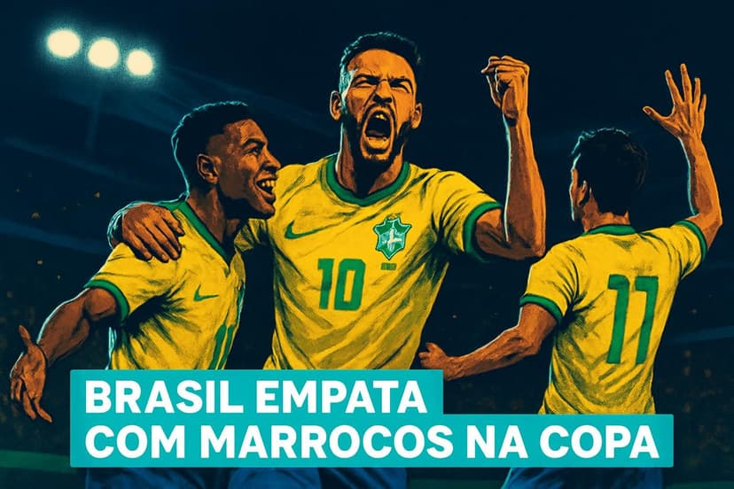 Brasil 1x1 Marrocos: Inconstância de Ancelotti se repete na Copa 2026