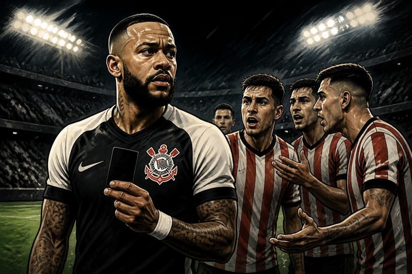 Estudiantes pede suspensão de Memphis Depay na Libertadores
