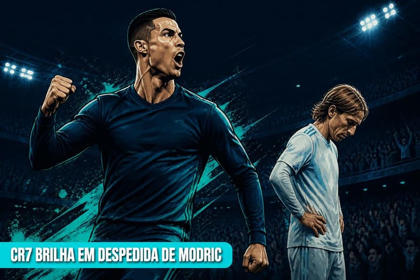 CR7 brilha mais que Modric em despedida de Copa