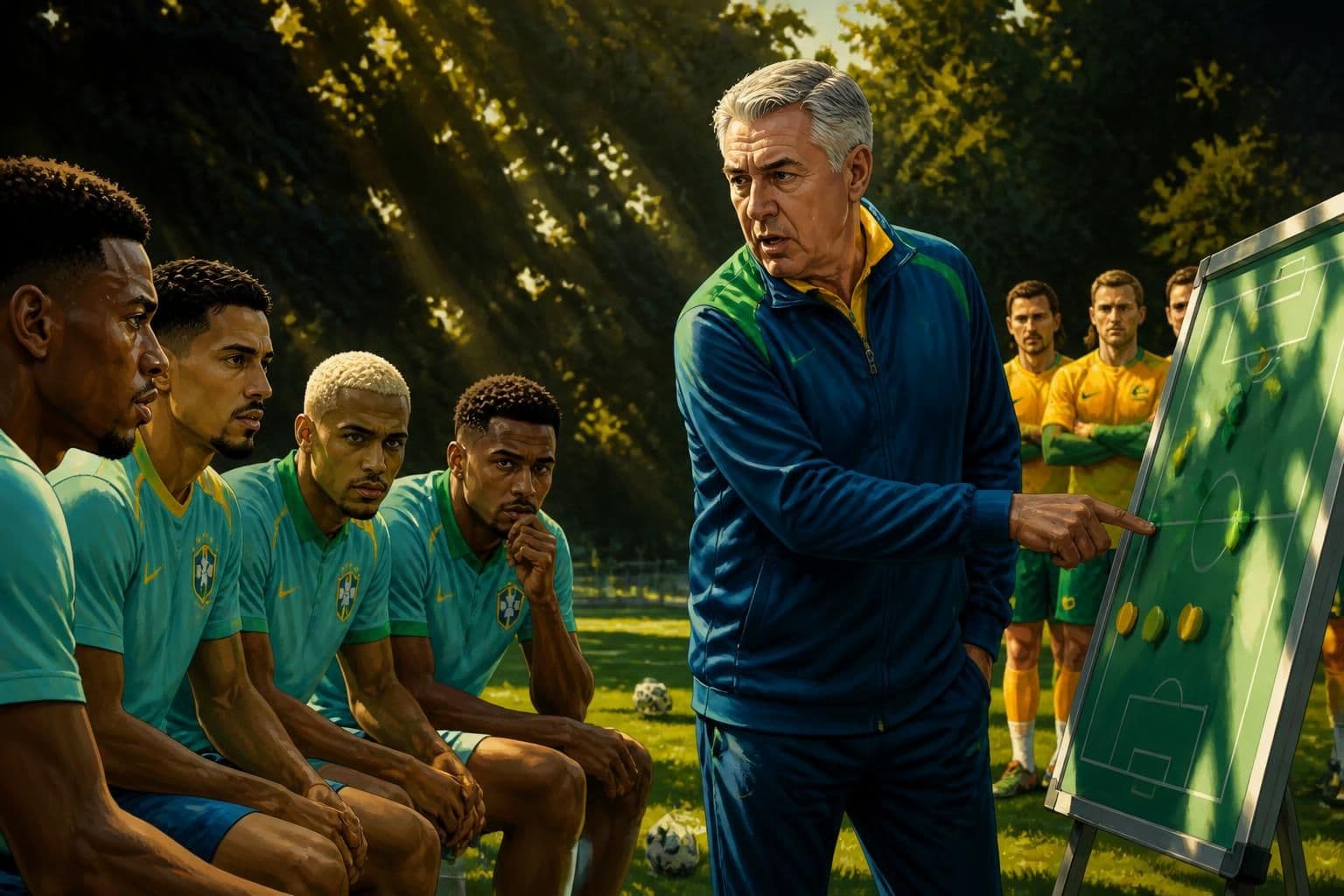 Ancelotti define escalação da Seleção para amistoso