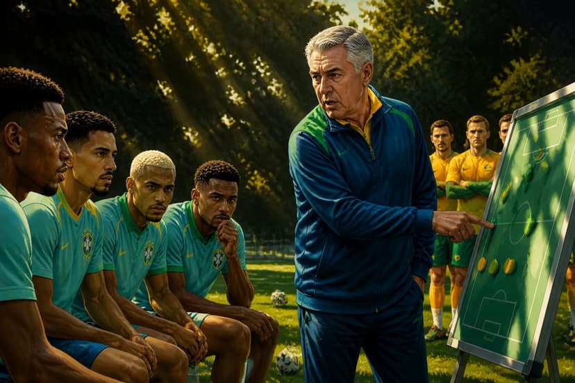 Ancelotti define escalação da Seleção para amistoso