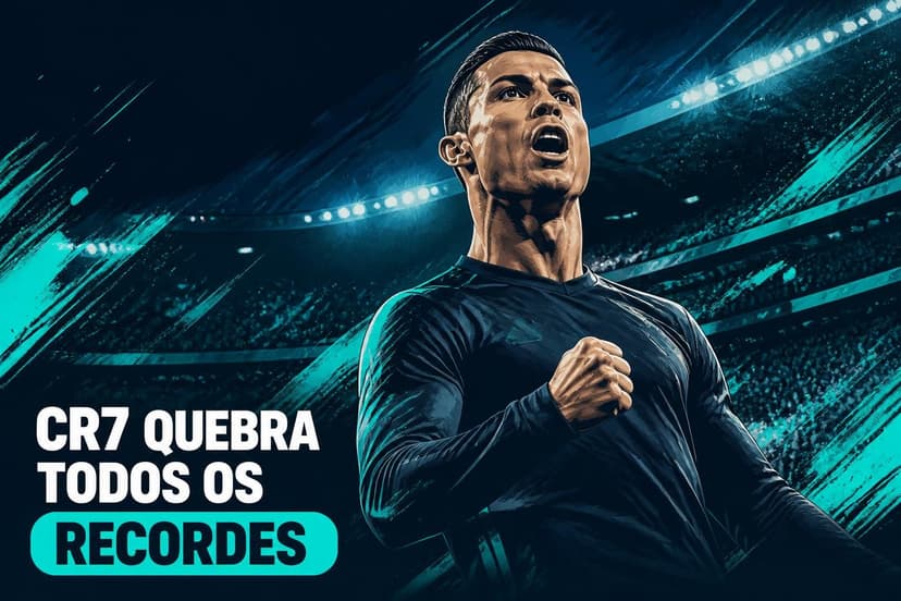 Cristiano Ronaldo bate recordes em goleada de Portugal