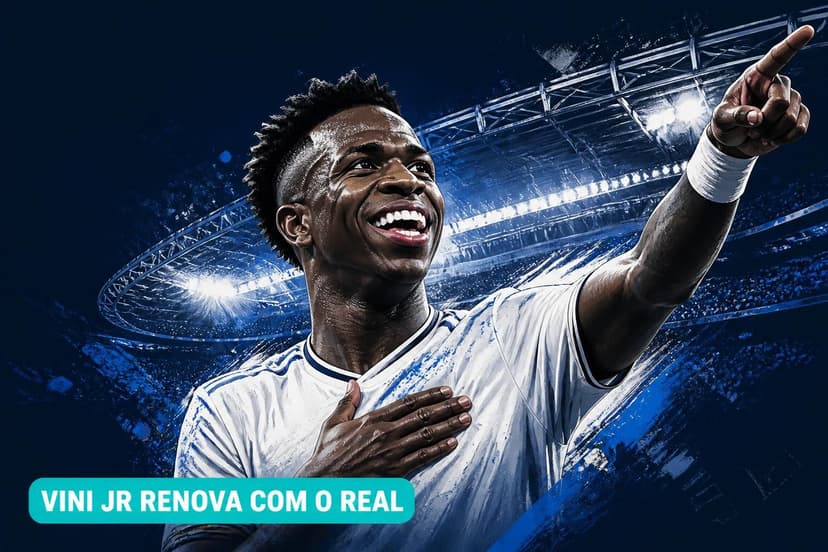 Real Madrid planeja renovação de Vinicius Júnior