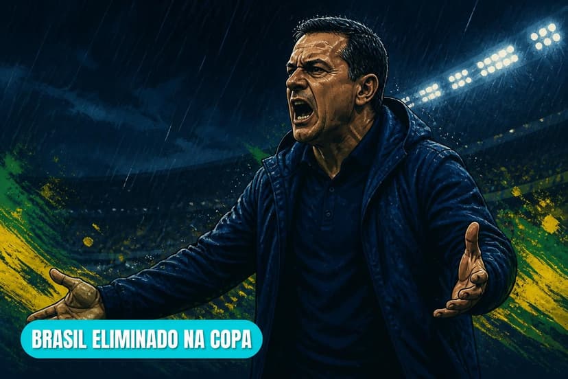 Brasil eliminado nas oitavas e conflito filosófico de Ancelotti