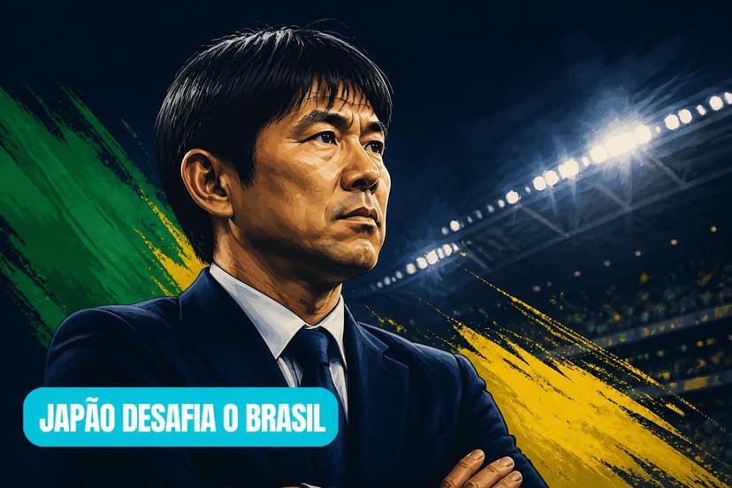 Japão mira história contra Brasil na Copa de 2026