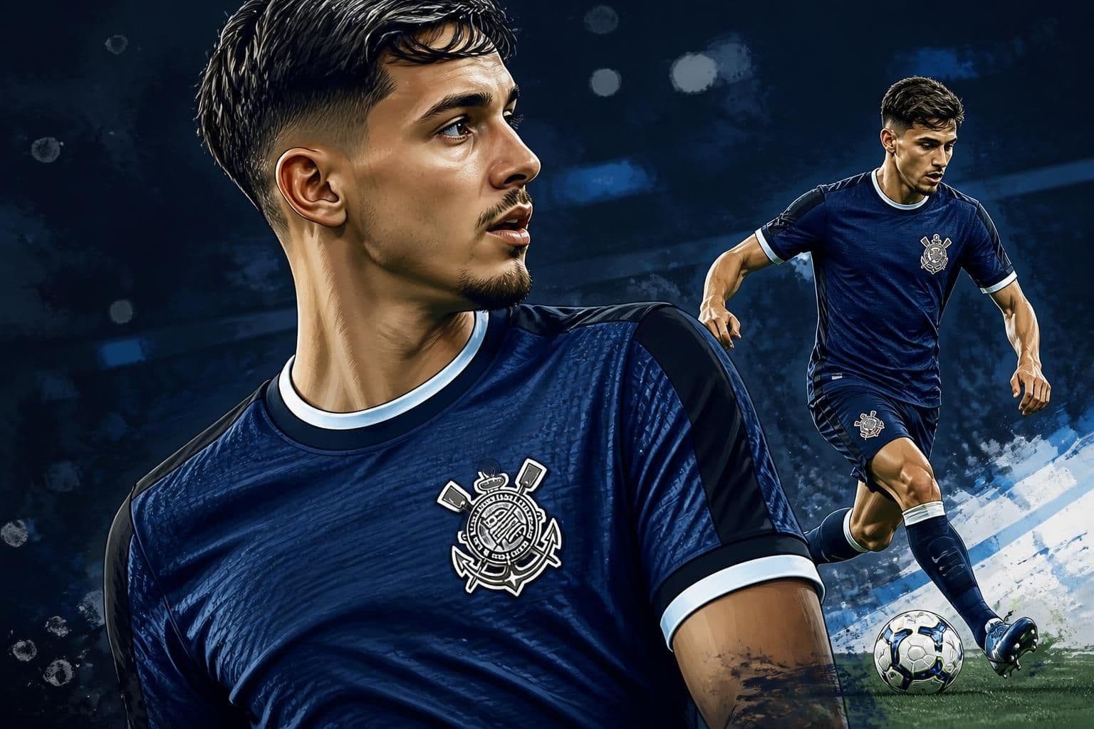 Corinthians lança terceira camisa azul em homenagem a Tobias