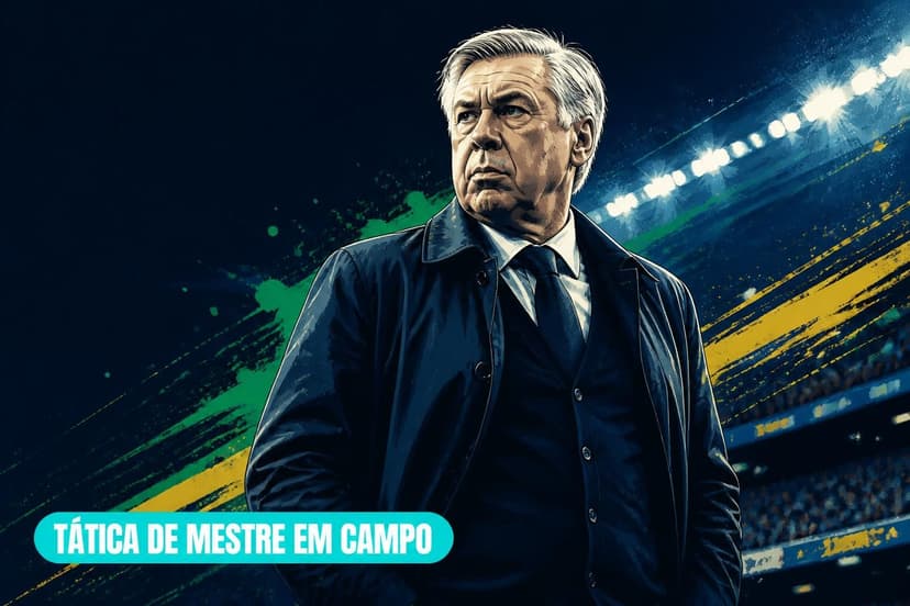 Seleção Brasileira adota tática do Real Madrid de Ancelotti