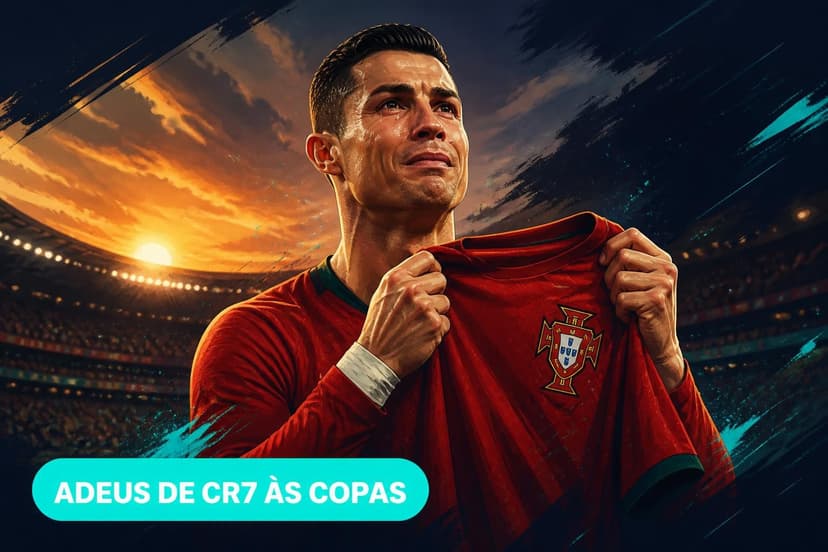 Cristiano Ronaldo se despede sem título de Copa do Mundo