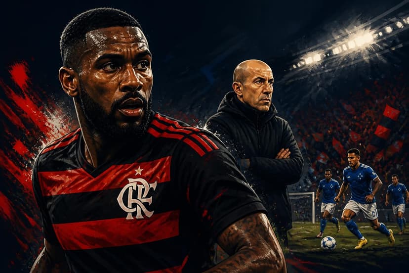 Cruzeiro x Flamengo: Reencontros de Gerson e Jardim