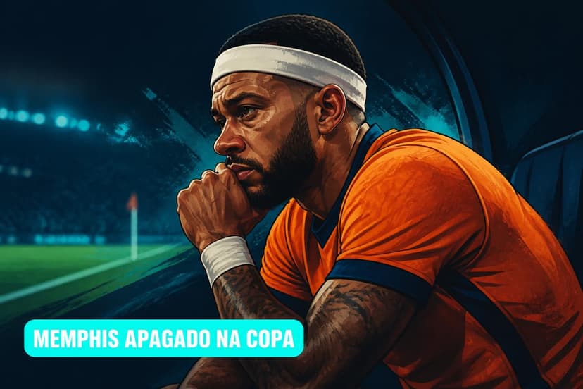 Memphis Depay tem início apagado na Copa do Mundo