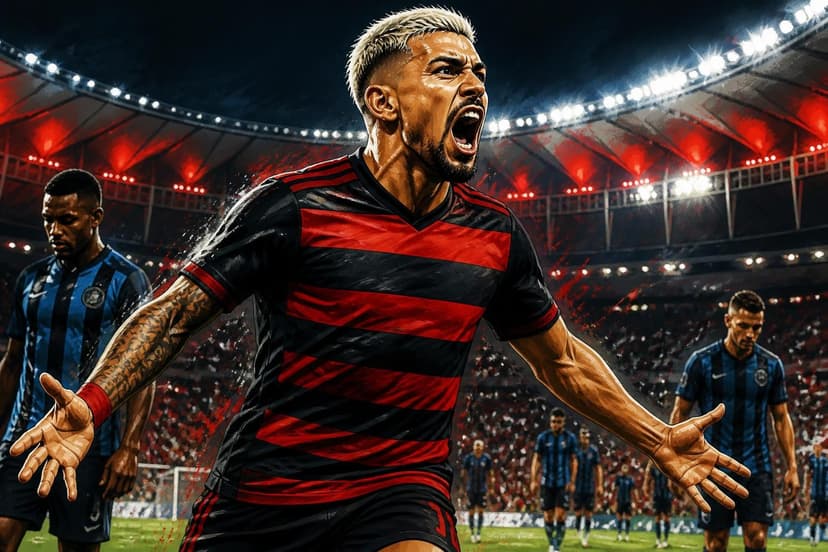 Arrascaeta decide para o Flamengo na Libertadores