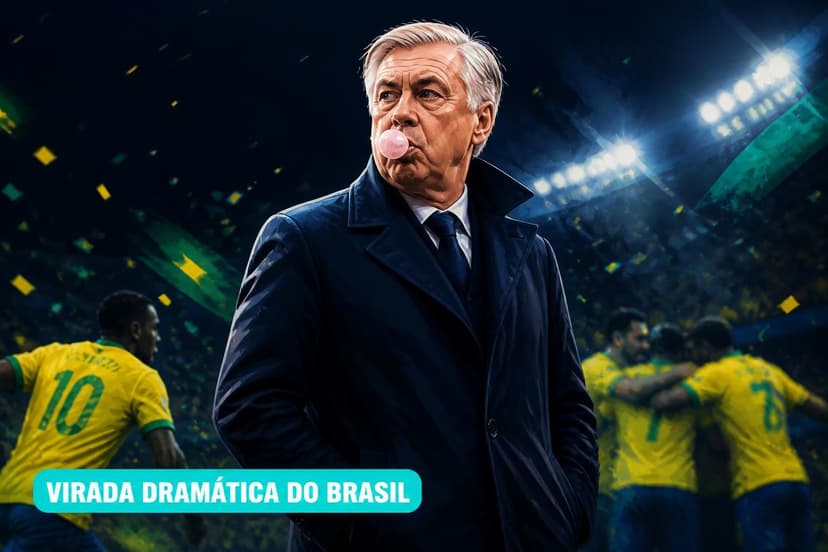 Ancelotti lidera virada do Brasil sobre Japão na Copa