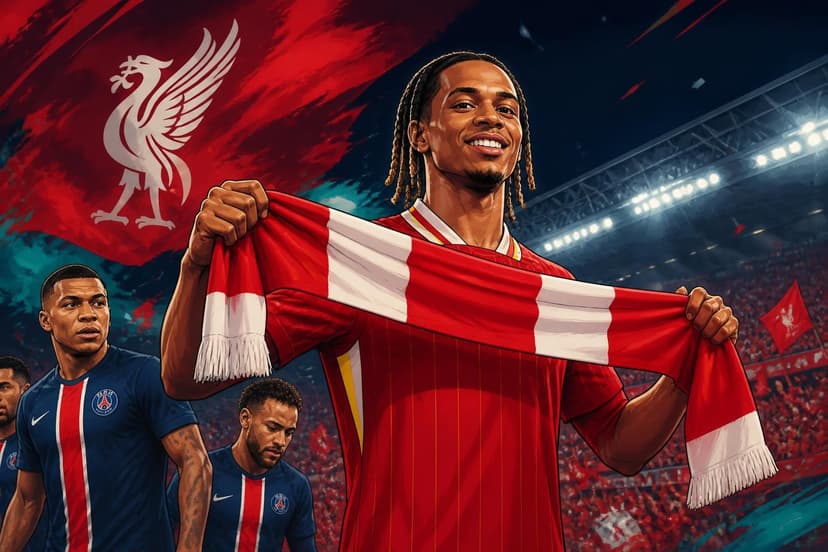 Liverpool contrata Barcola do PSG por £120 milhões
