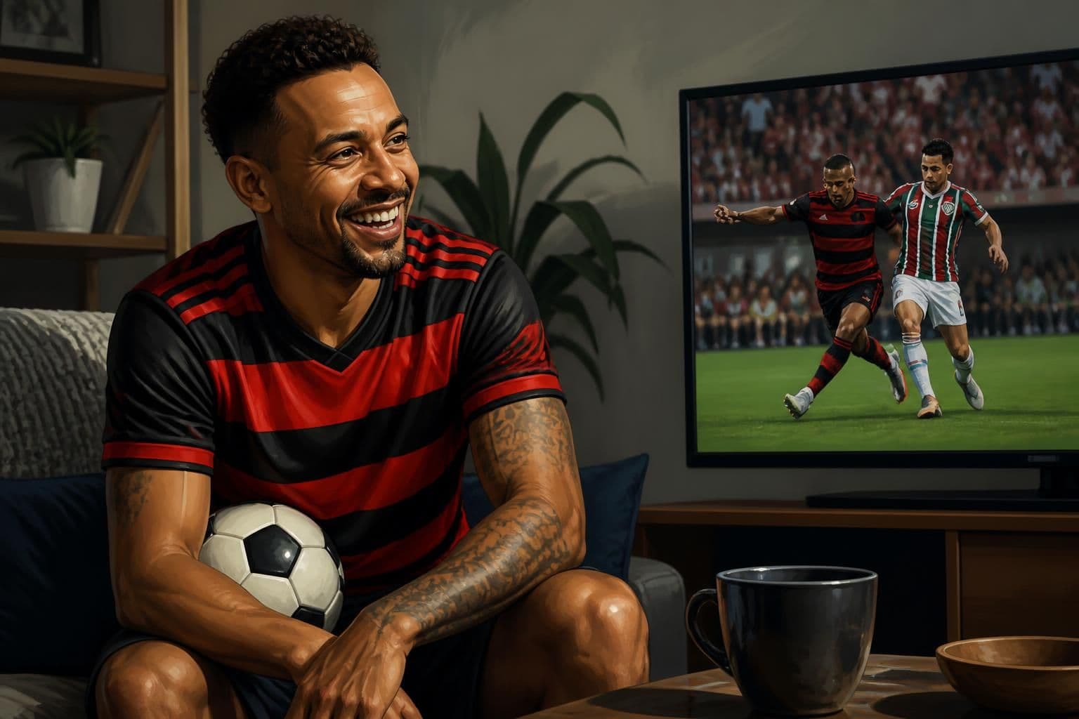 Danilo revela reação do filho tricolor ao Flamengo