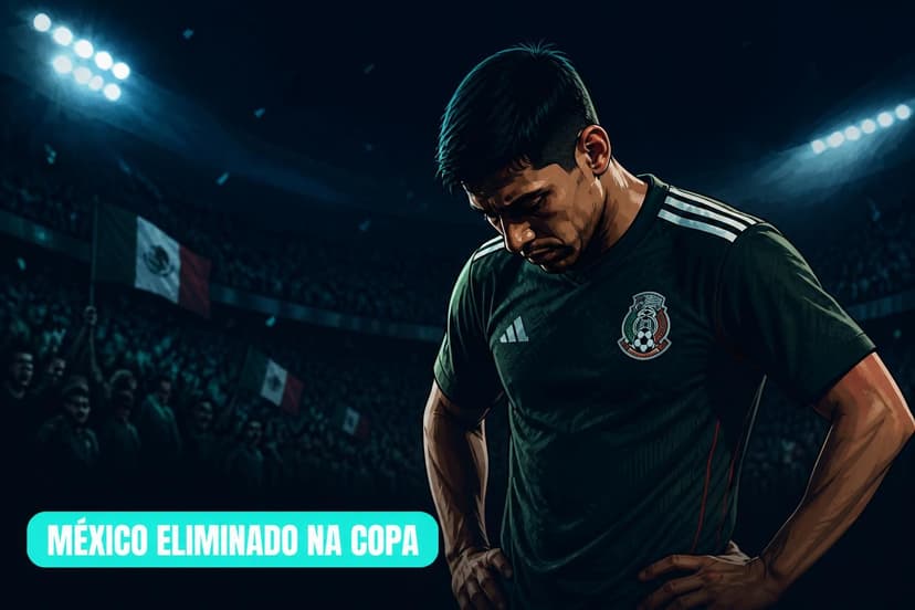 México eliminado pela Inglaterra nas oitavas de final da Copa