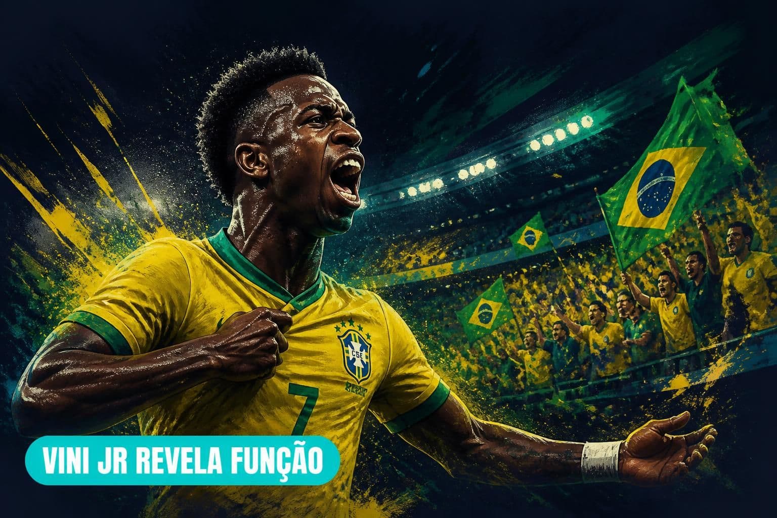 Vini Jr. revela opinião sobre nova função na Seleção