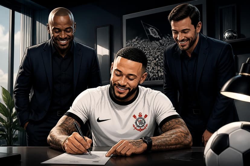 Memphis Depay renova com o Corinthians: veja valores