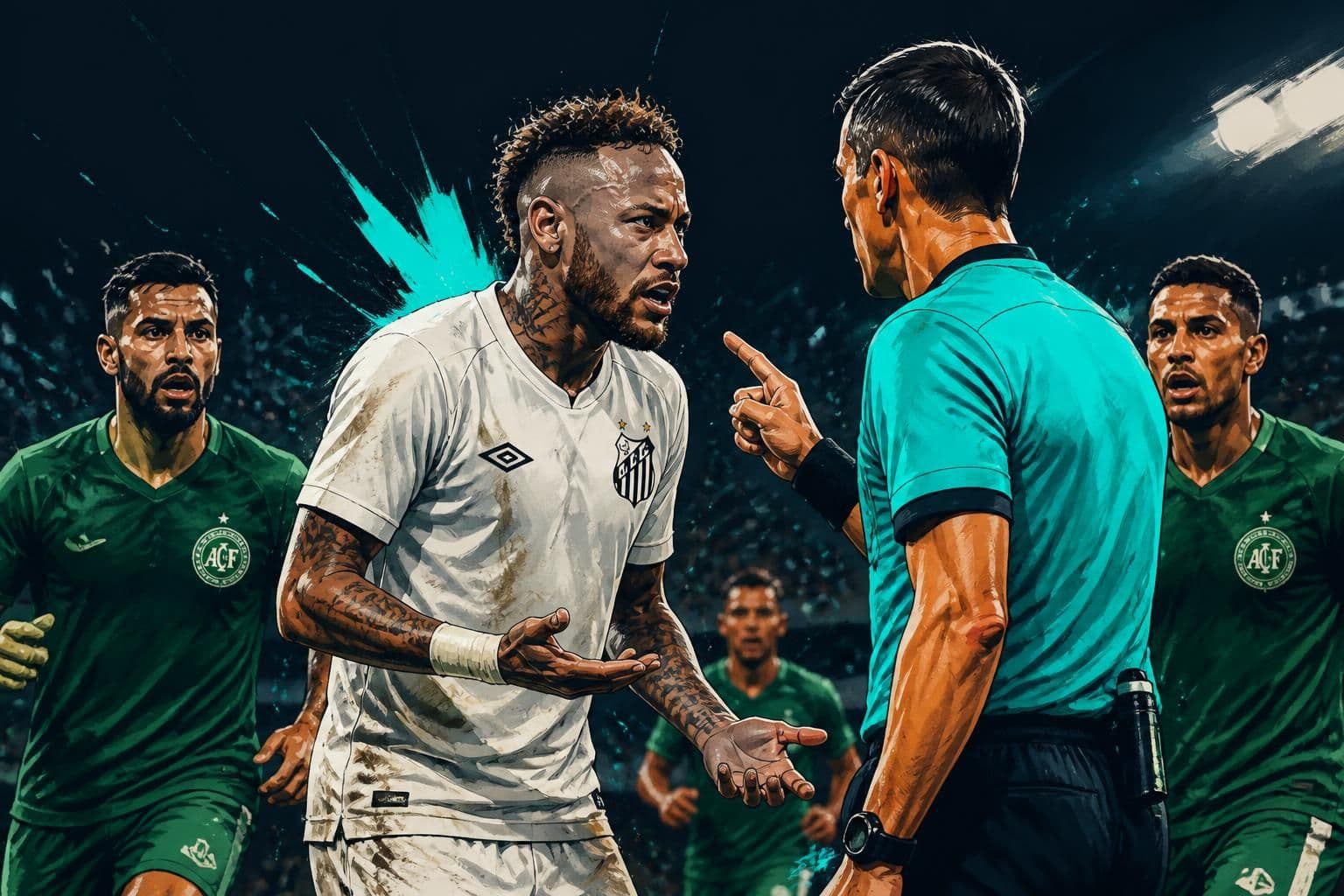 Neymar acumula mais cartões em 2026 que em 2025