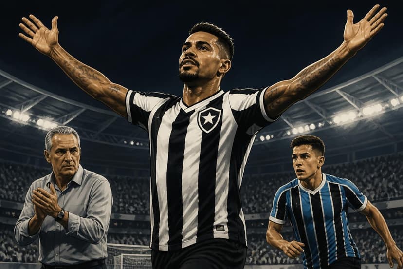 Botafogo vence Grêmio e Tite estreia no fim de semana