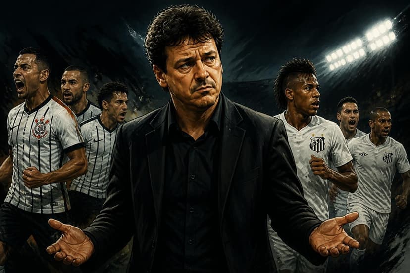 Diniz lamenta derrota do Corinthians para o Santos na Neo Química Arena