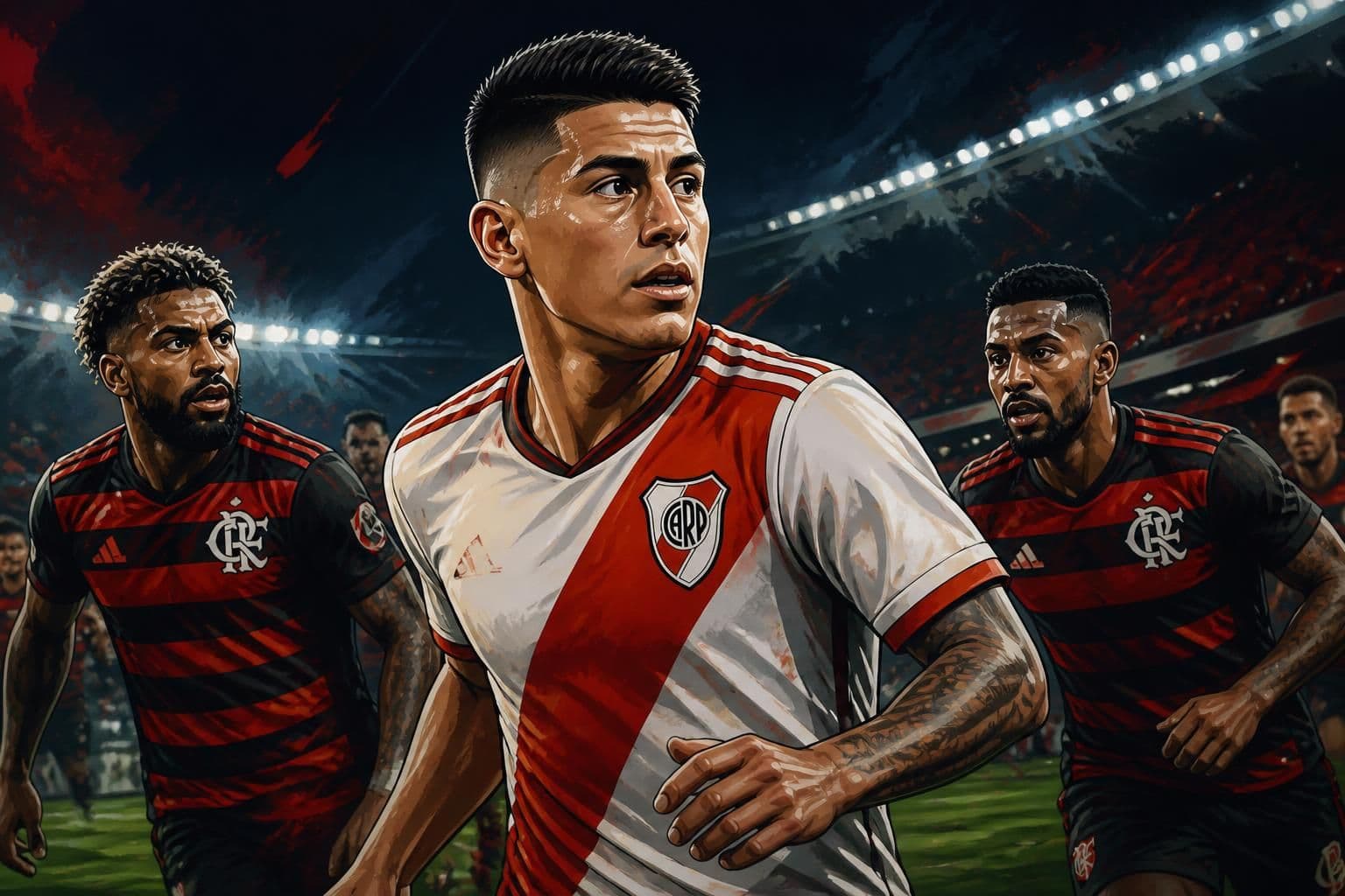 River Plate vence Flamengo por Thiago Almada