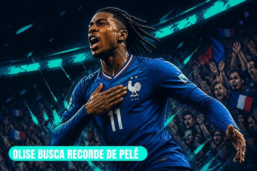 Olise brilha e busca recorde de Pelé na Copa