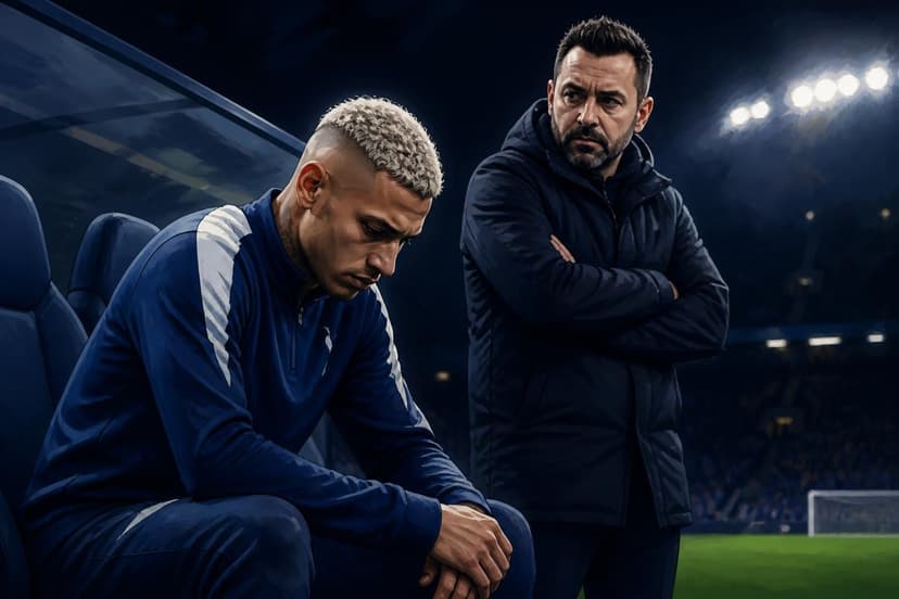 De Zerbi afasta Richarlison do Tottenham e anuncia decisão
