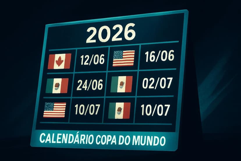 Calendário Copa do Mundo 2026: Jogos, Datas e Horários