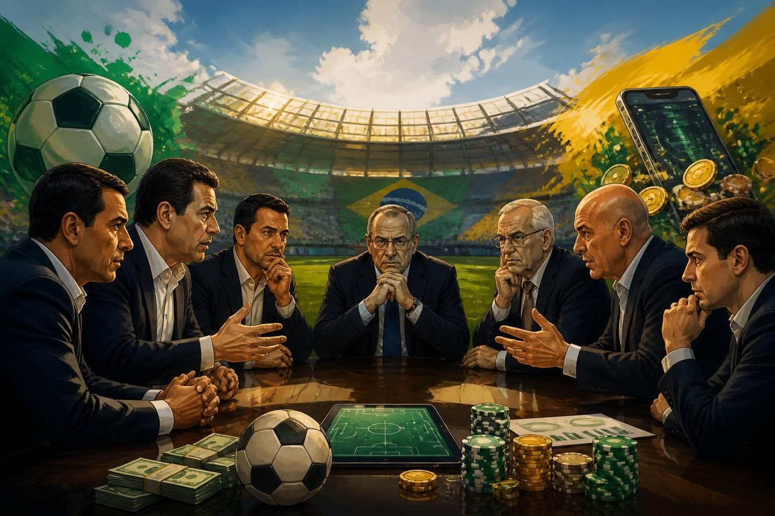 Clubes Defendem Apostas no Futebol Brasileiro