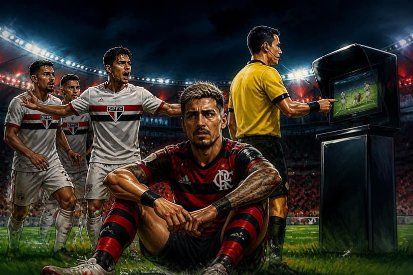 Gol do Flamengo é anulado por impedimento semiautomático