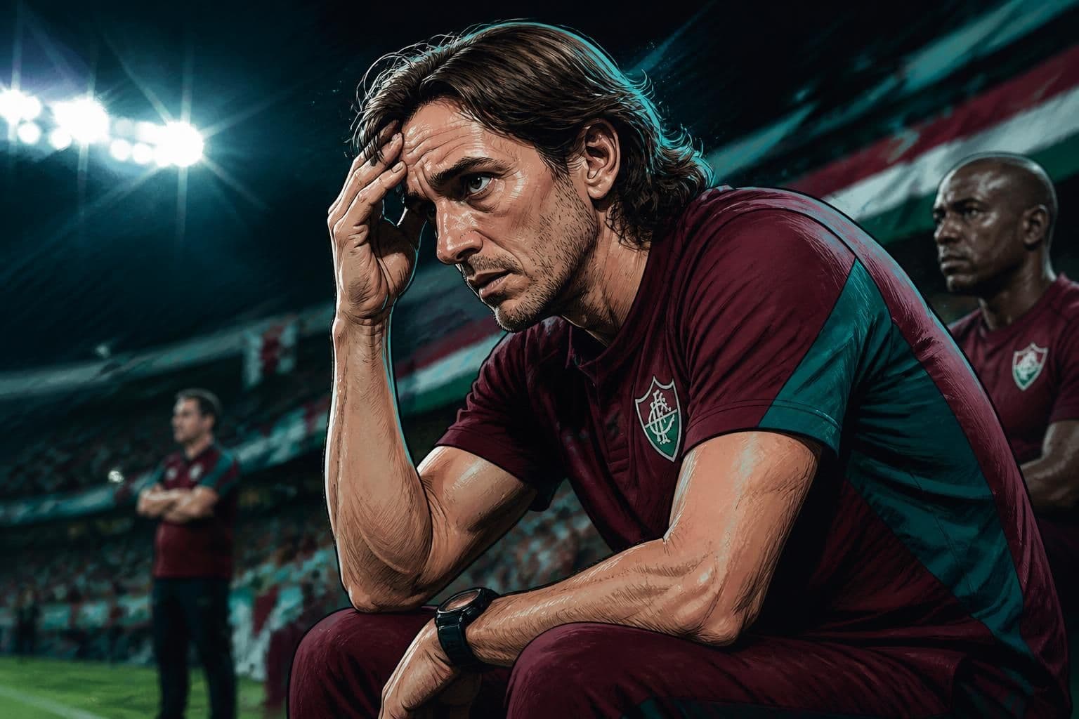 Zubeldía vive crise no Fluminense com jejum de vitórias