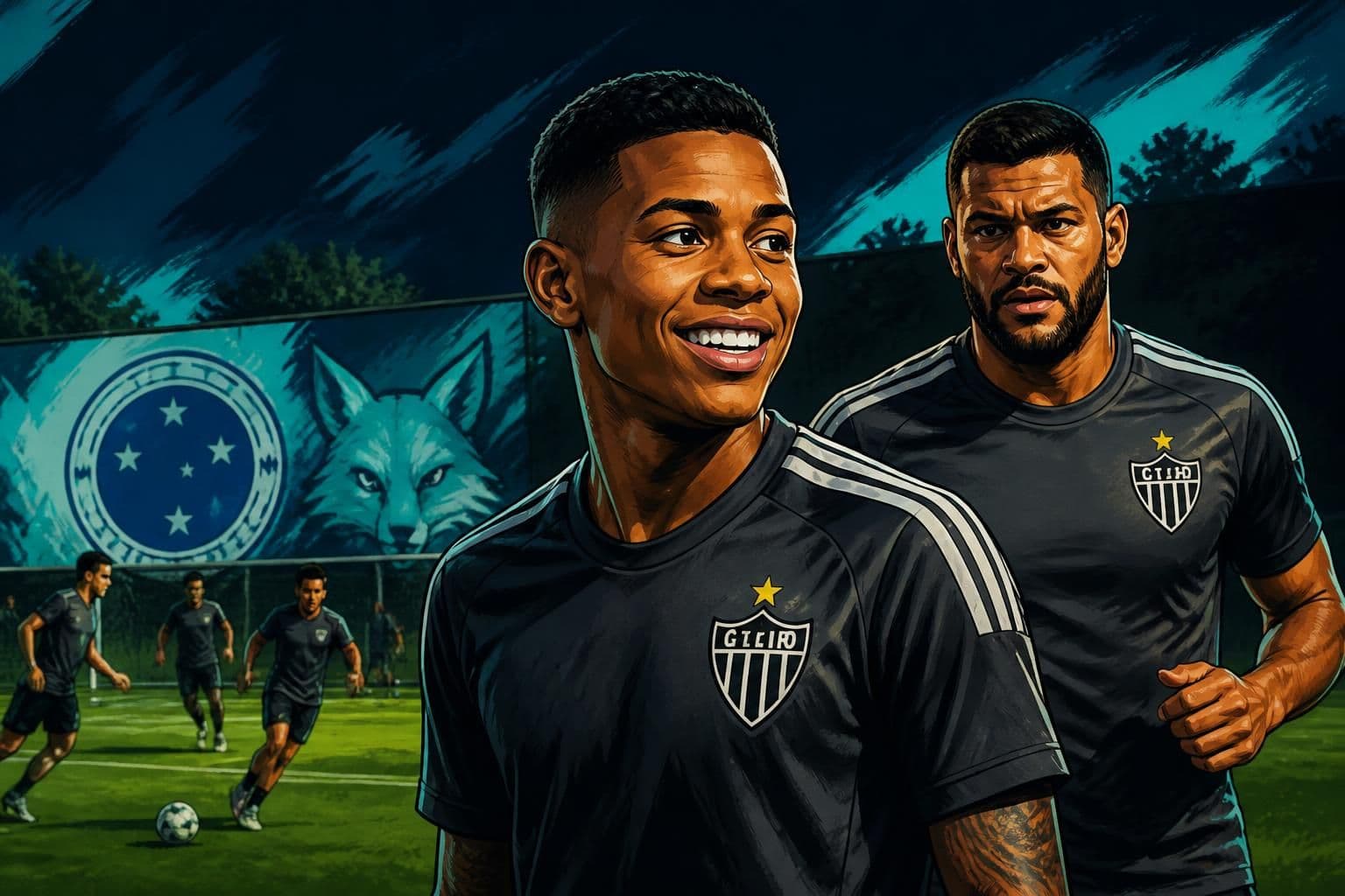 Filho de Hulk provoca Cruzeiro após sorteio Copa do Brasil