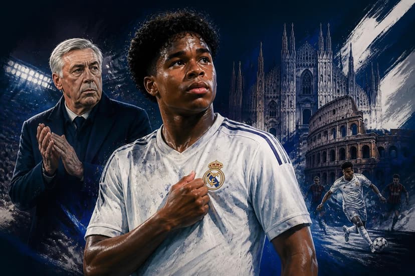 Endrick pode deixar o Real Madrid em janeiro